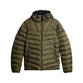 Куртка Napapijri Aerons Short Jacket Adjustable Hood Green Lichen