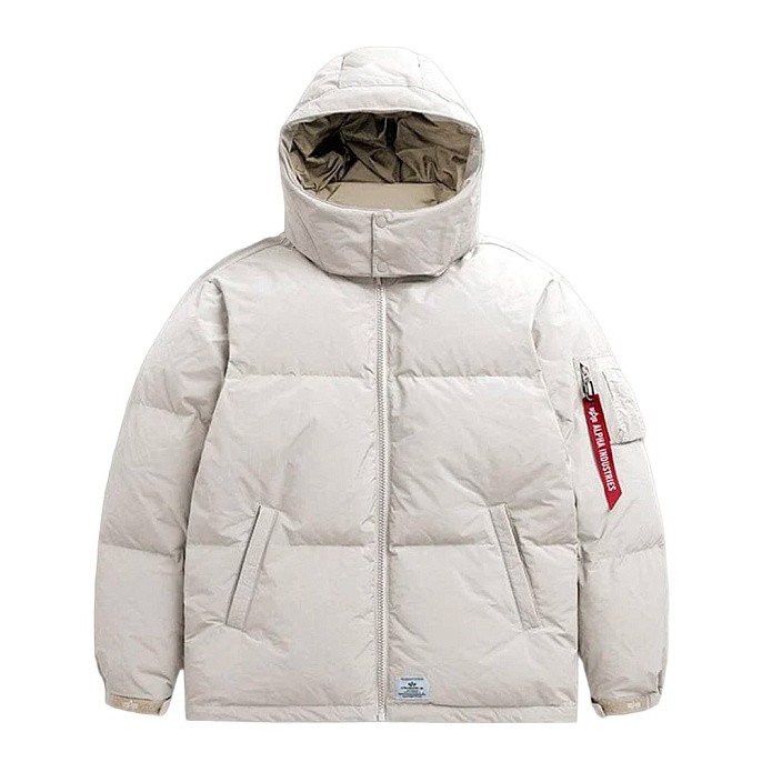 Мужской пуховик Alpha Industries Puffer Parka Limestone