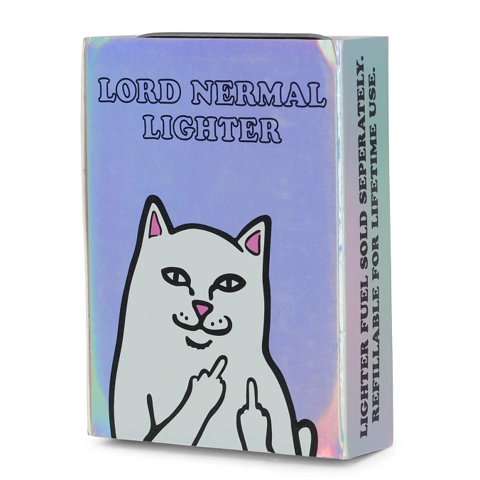 Зажигалка RIPNDIP Lord Nermal Lighter Silver