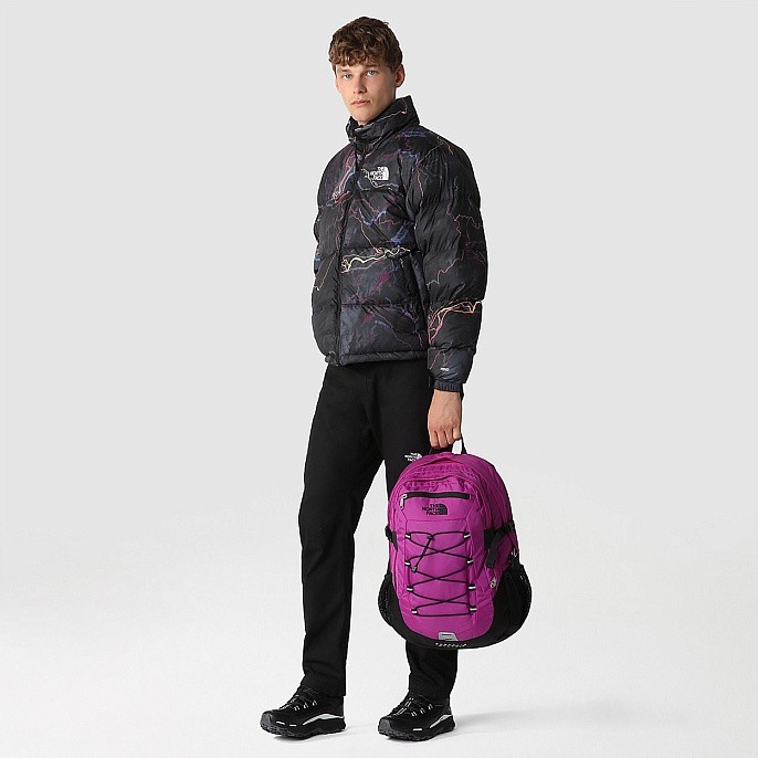 Пуховик мужской The North Face 1996 Retro Nuptse Jacket TNF Black Trail Glow Print