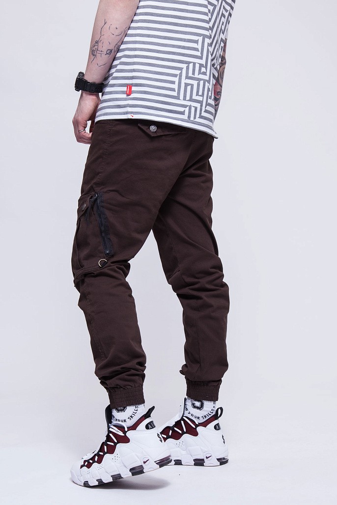 Брюки SKILLS Asymmetric Pants Brown