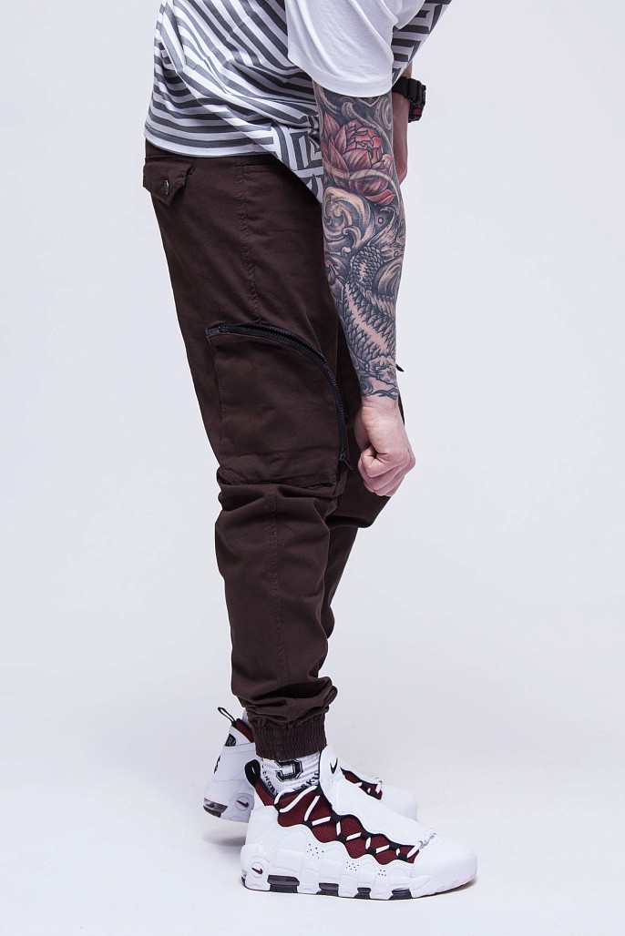 Брюки SKILLS Asymmetric Pants Brown